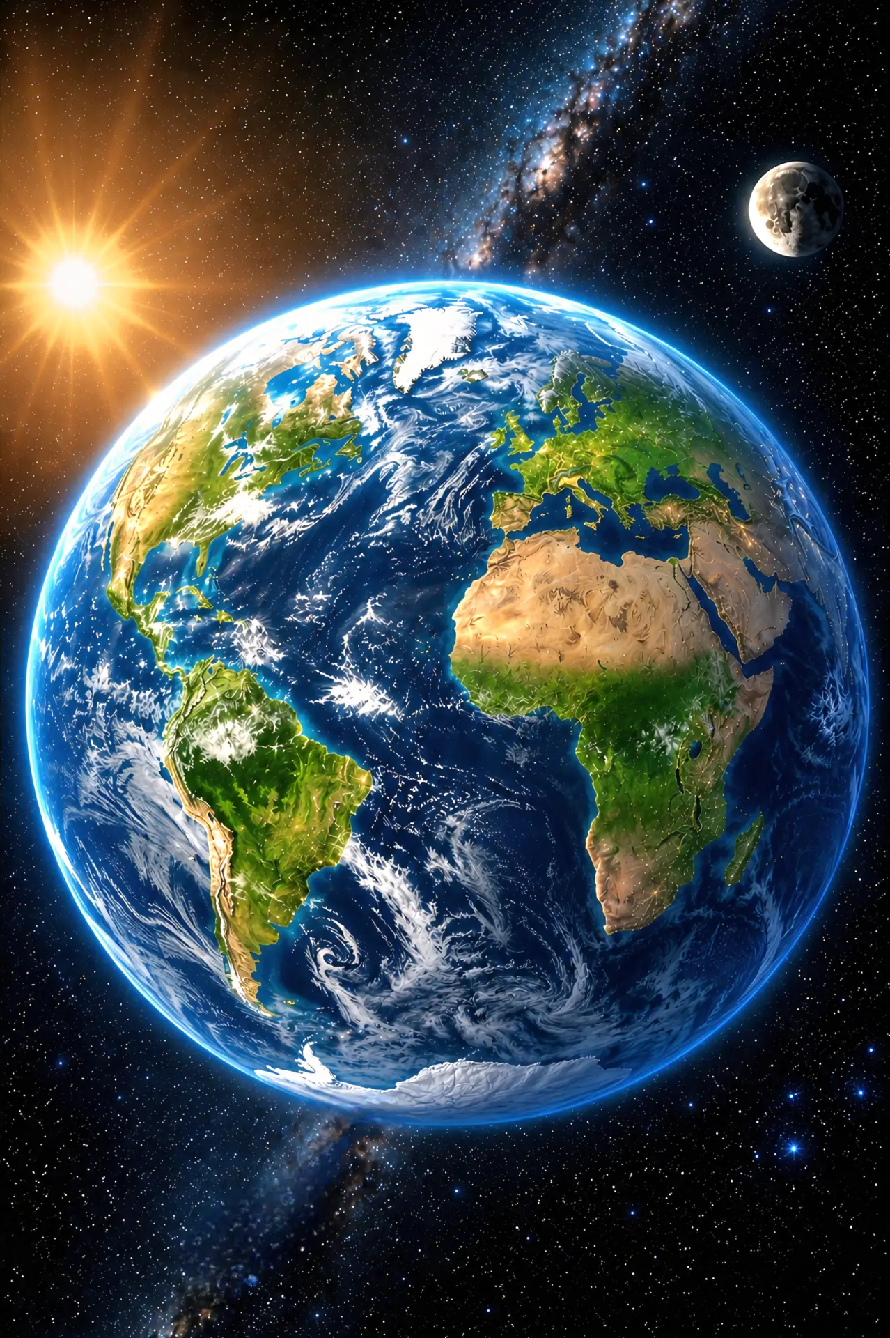 La escena de la creación del mundo